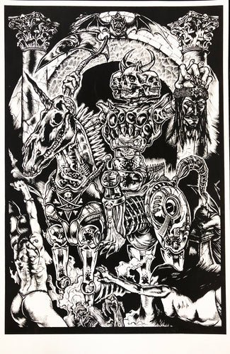 Death Is The Only Immortal Silkscreened Print