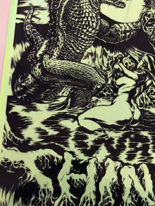 LAmour Supreme Swamp Savagery Silk Screened Print