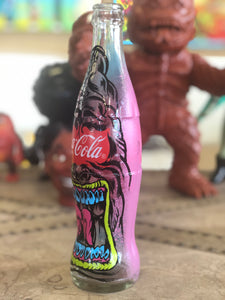 Coca Cola Hand Painted Bottle Steve