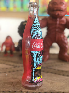 Coca Cola Hand Painted Bottle Fred