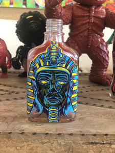 Hand Painted Bottle Collection Pharaoh