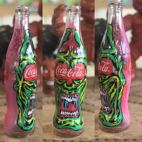 Coca Cola Hand Painted Bottle Collection Doug