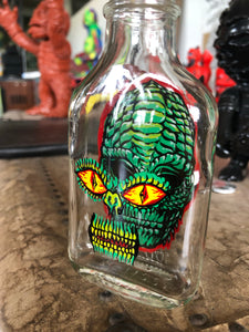 Reverse Painted Bottle Alien Round 2