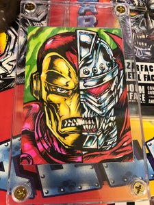 Iron Man X Czarface Original Sketchcard