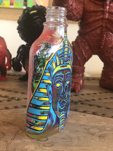 Hand Painted Bottle Collection Pharaoh