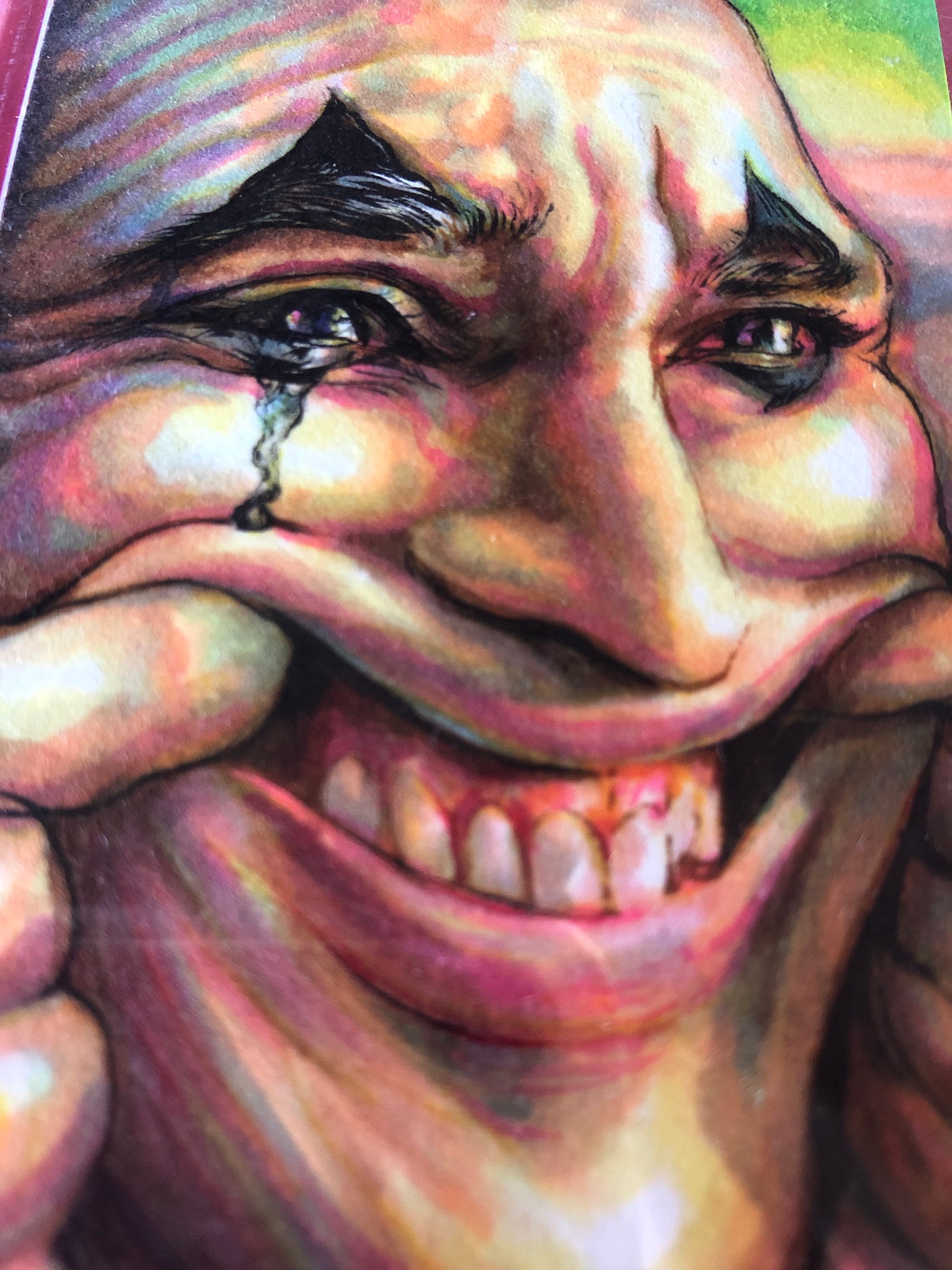 Joker, blue, draw, green, putonhappyface, red, smile, HD phone wallpaper |  Peakpx